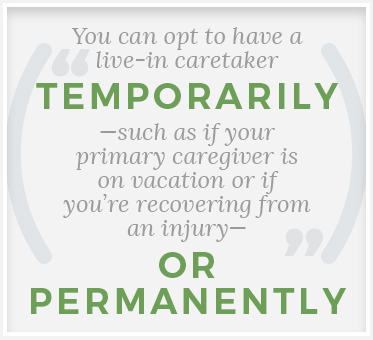 caretaker temporary permanent options quote