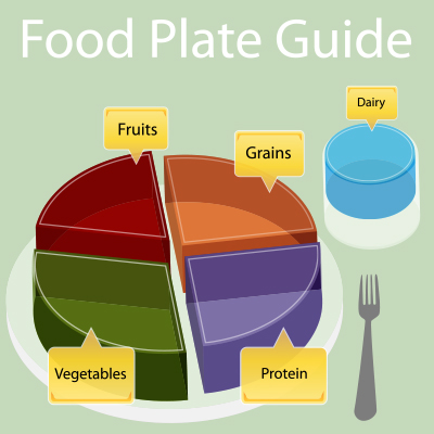 food plate guide graphic